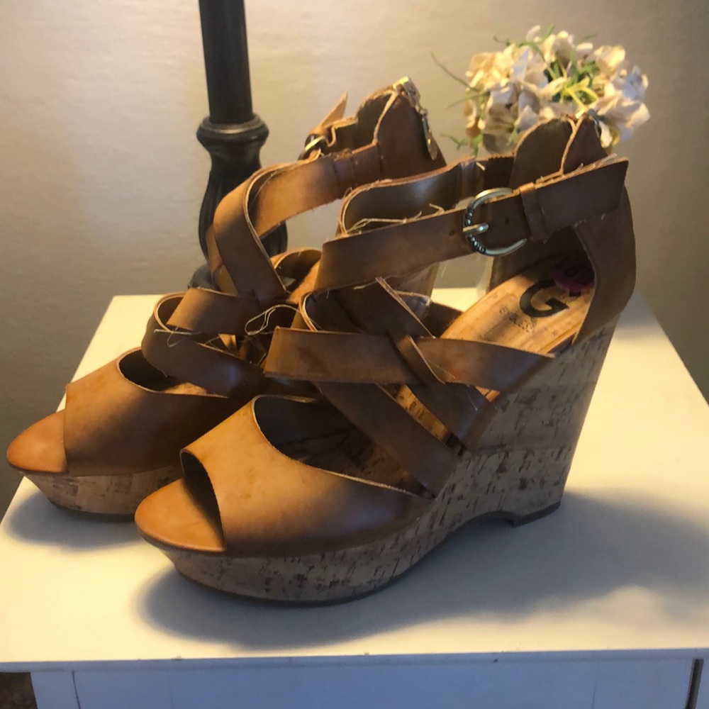 Guess wedge heels